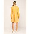 Оранжева оversize памучна рокля Gisele-1 снимка