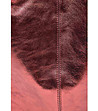 Дамска чанта от естествена кожа в бордо Lika-2 снимка