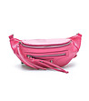 Розова дамска crossbody чанта от естествена кожа Kiki-1 снимка
