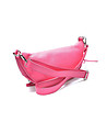 Розова дамска crossbody чанта от естествена кожа Kiki-2 снимка