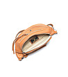 Дамска crossbody чанта от естествена кожа в цвят камел Kiki-4 снимка