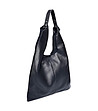 Дамска кожена черна чанта Ivena-1 снимка