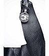 Дамска кожена черна чанта Ivena-2 снимка