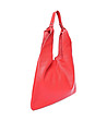 Дамска кожена червена чанта Ivena-1 снимка
