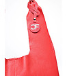 Дамска кожена червена чанта Ivena-2 снимка