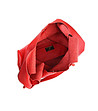 Дамска кожена червена чанта Ivena-3 снимка