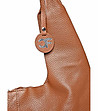 Дамска кожена чанта в кафяво Ivena-2 снимка