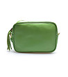 Малка дамска кожена чанта Lara в зелено-0 снимка