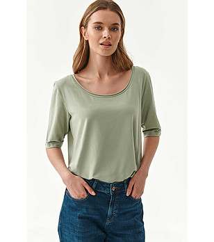 Дамска блуза в зелен нюанс Orawo снимка