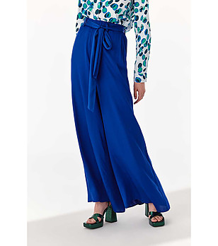 Дълъг кралскосин панталон Palina снимка