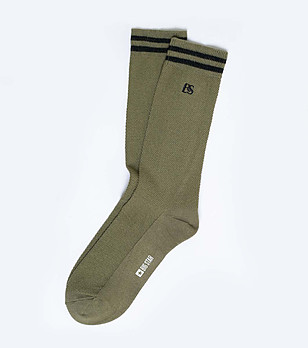 Зелени мъжки чорапи Micol снимка