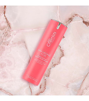 Нощен овлажнител за лице с хиалуронова киселина 50 мл снимка