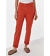 Дамски памучен панталон в оранжево Dezira-0 снимка