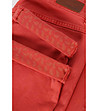 Дамски памучен панталон в оранжево Dezira-3 снимка