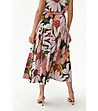 Дълга памучна пола с флорален принт Feria-1 снимка