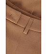 Дамски панталон в цвят камел Maxia-3 снимка