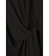 Черна рокля с ефектна връзка Soko-4 снимка