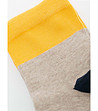 Дамски чорапи в бежово, жълто и синьо Sabila-2 снимка
