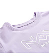 Светлолилава детска памучна тениска Ukeso-3 снимка