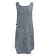 Лежерна рокля в тъмносиво с принт Hera-0 снимка