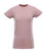 Дамска памучна тениска в нюанс на розова пудра Szafa-0 снимка