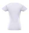 Бяла дамска тениска с флорална щампа Quatra-1 снимка