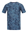 Мъжка тениска в сини нюанси с фигурален принт Quatr-0 снимка