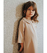 Бежова детска рокля Emma-4 снимка