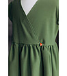 Детска рокля в зелено Alarice-2 снимка