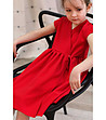 Детска червена рокля Alarice-1 снимка