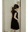Черна детска рокля Diana-3 снимка