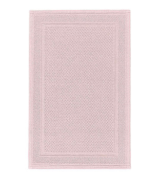 Постелка за баня в розово Bee 50x80 см снимка