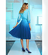 Ефектна рокля в сини нюанси с омбре ефект Verity-1 снимка