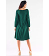 Елегантна рокля в зелен нюанс Simona-1 снимка