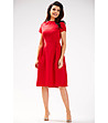 Елегантна рокля в червен нюанс Ronta-0 снимка