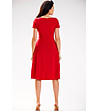 Елегантна рокля в червен нюанс Ronta-1 снимка