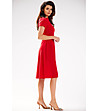 Елегантна рокля в червен нюанс Ronta-2 снимка