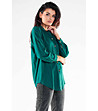 Дамска риза в тъмнозелен цвят Saphir-3 снимка