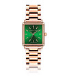 Дамски часовник в розовозлатисто със зелен циферблат Mona-0 снимка