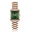 Розовозлатист дамски часовник със зелен циферблат Fiona-0 снимка