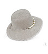 Сива дамска лятна шапка Damara-2 снимка