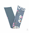Лента за коса в сиви нюанси с флорален принт Veronica-3 снимка
