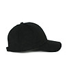 Черна ленена шапка с козирка Adelaida-0 снимка