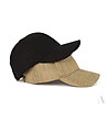 Черна ленена шапка с козирка Adelaida-1 снимка