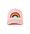 Розова дамска памучна шапка Rainbow-1 снимка