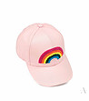 Розова дамска памучна шапка Rainbow-2 снимка