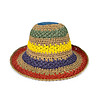 Дамска лятна шапка на райе в няколко цвята Pauline-1 снимка