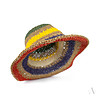 Дамска лятна шапка на райе в няколко цвята Pauline-4 снимка