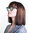 Черни дамски слънчеви очила с жълти лещи-0 снимка