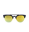 Черни дамски слънчеви очила с жълти лещи-1 снимка